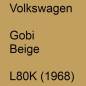 Preview: Volkswagen, Gobi Beige, L80K (1968).